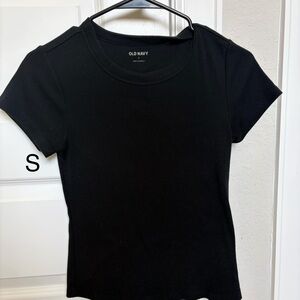 Old Navy Black Short Sleeve Top